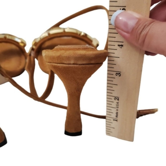 Good American Ankle Strap Heels Size 9 - Picture 9 of 13